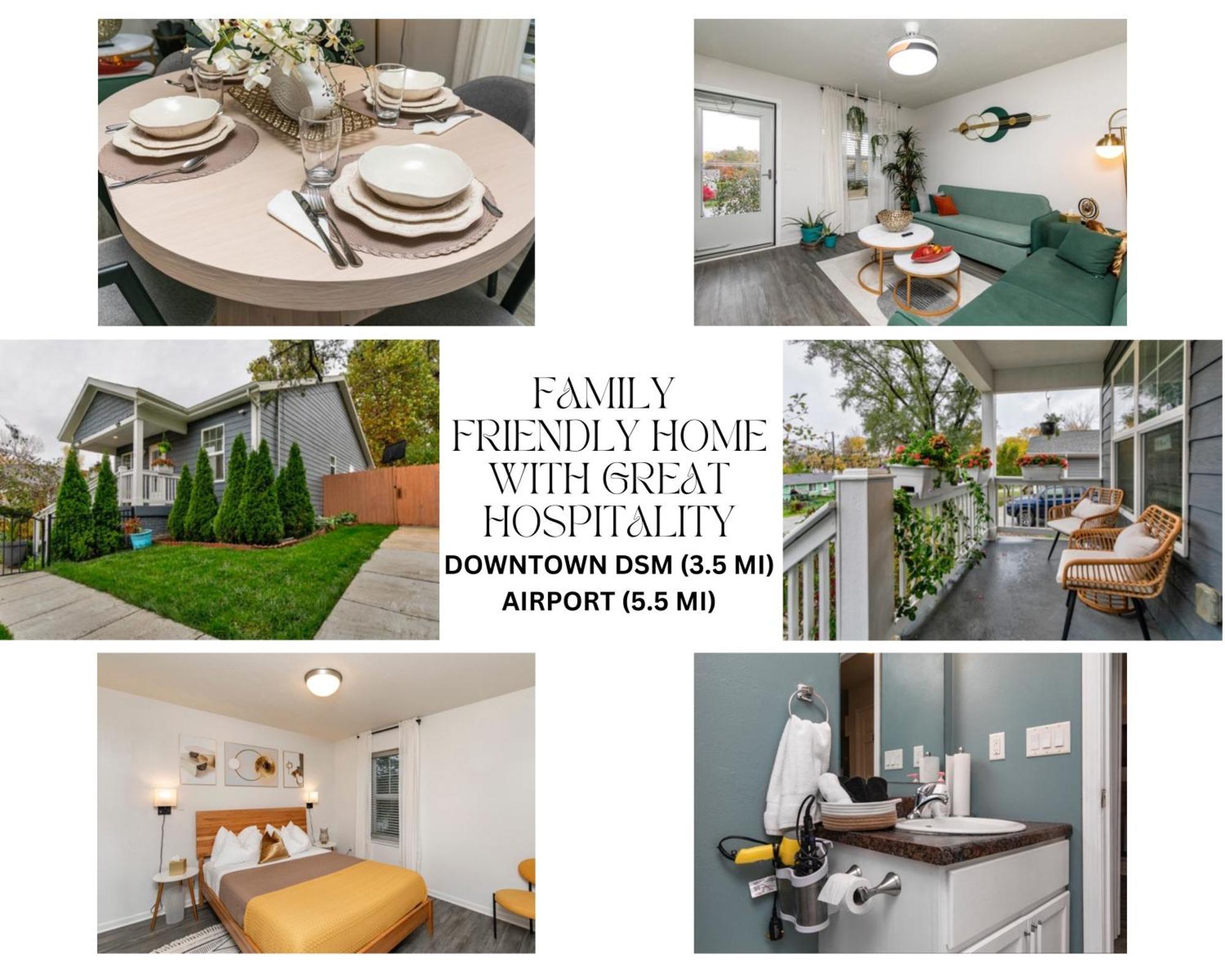 Family Friendly Home Close To Airport And Downtown Де-Мойн Экстерьер фото